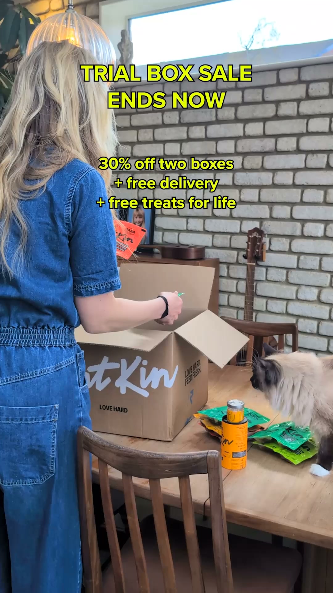 KatKin ad: 100% fresh meat for healthy cats