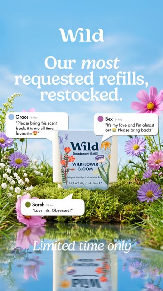 Wild ad: Your faves are back, but not for long⏳