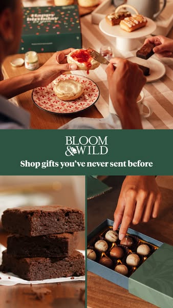 Bloom & Wild ad: Discover our gift sets & hampers