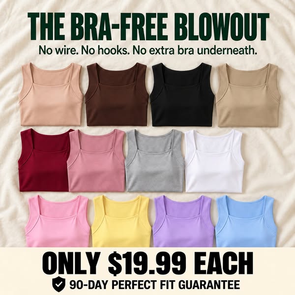 Maggie's Tanks ad: It’s a Braless 2026
