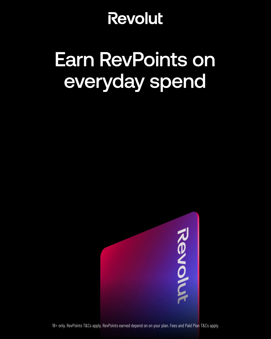 Revolut ad: Get your special edition card