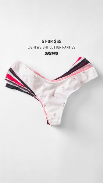 SKIMS ad: SKIMS Lightweight Cotton