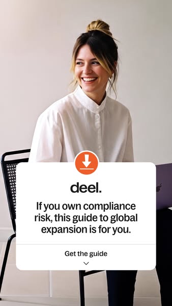 Deel ad: Get ahead of compliance risk before it gets ahead of you