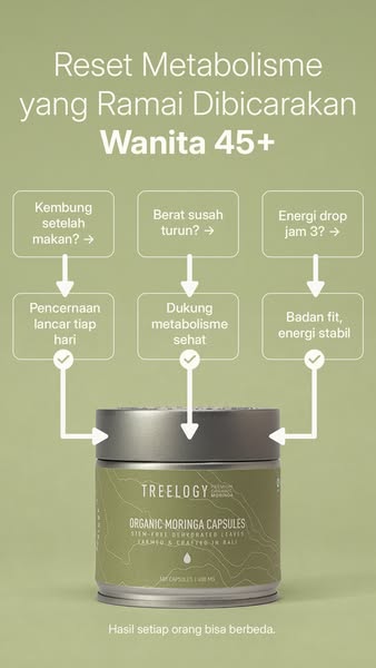 Treelogy ad: Sendi sakit setiap pagi? Tubuh Anda butuh ini.
