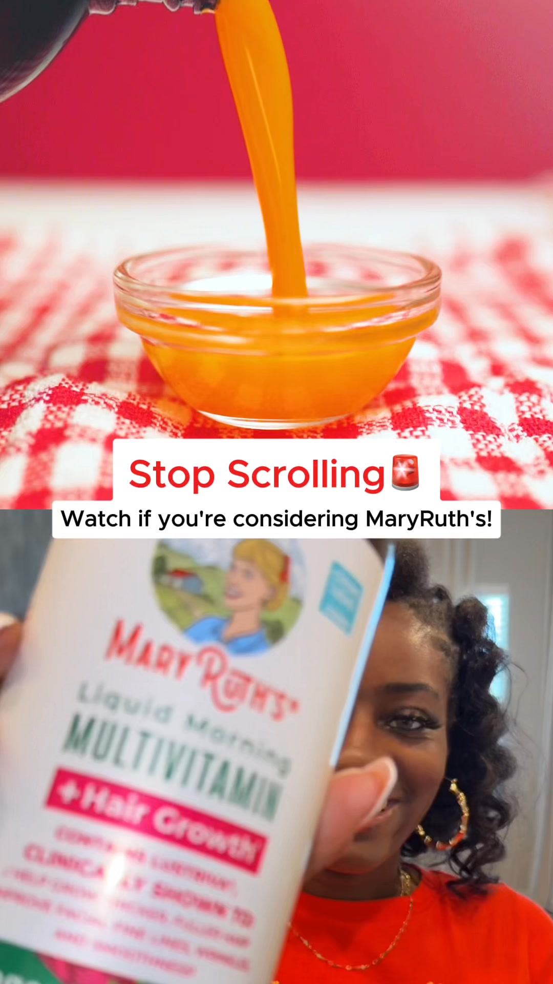 MaryRuth's ad: The “Viral” Vitamin for Hair Growth