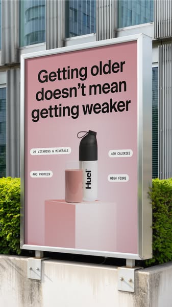 Huel ad: Protein-rich meals, made for every kind of day