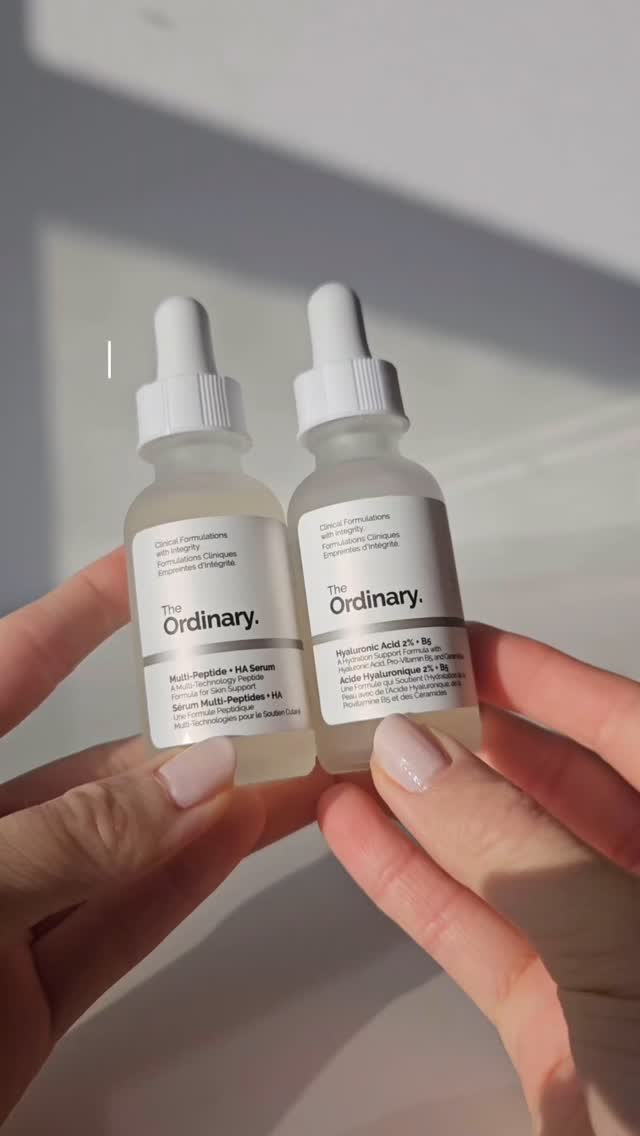 The Ordinary ad: ✅ Firmness ✅ Hydration ✅ Targets look of fine lines and wrinkles ✅ Smoothing If this hits all your checkpoints, we have the perfect duo for