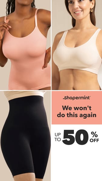 Shapermint ad: Extra 5% off using your code: 5OFF 🔥