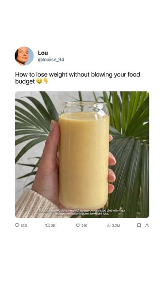 Huel ad: The weight-loss habit that sticks