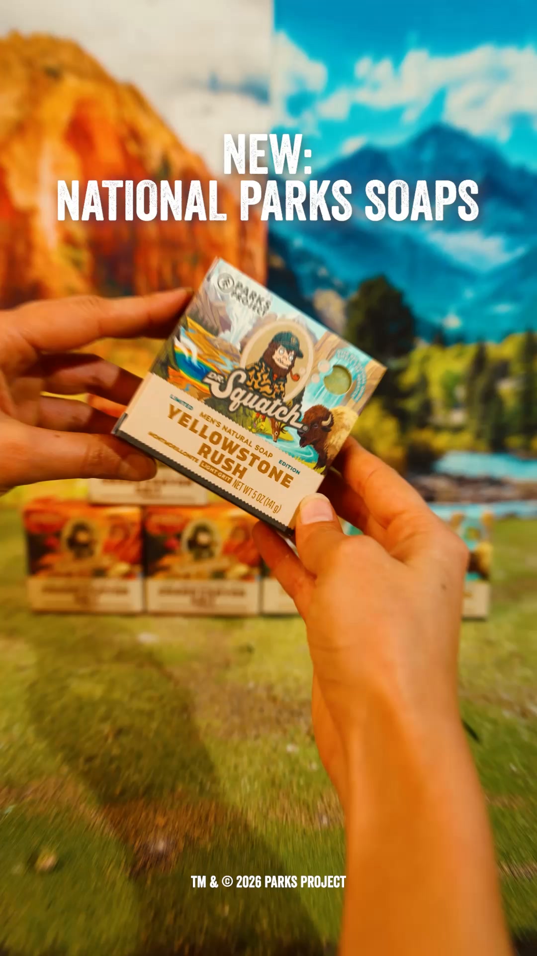 Dr. Squatch ad: 🏔️ NEW: NATIONAL PARK SOAP