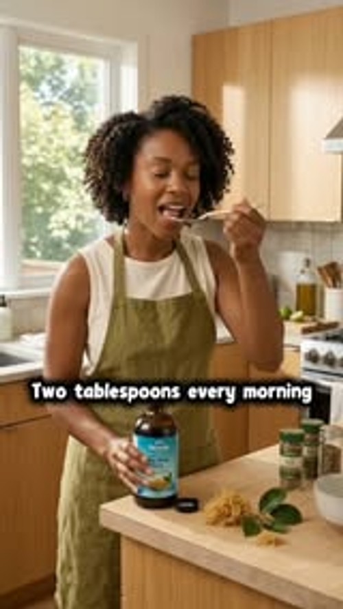 Serene Herbs ad: Two Tablespoons. One Ritual.