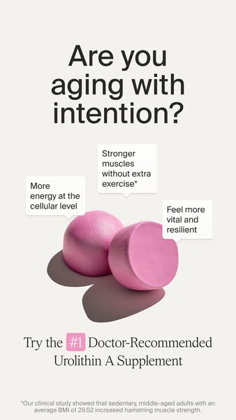 Timeline Longevity ad: #1 Dr Recommended Urolithin A