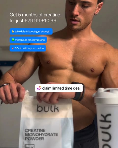 bulk ad: Creatine Monohydrate | Shop Sale