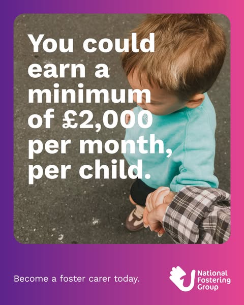 National Fostering Group ad: Passionate About Helping Children? Join Us Today