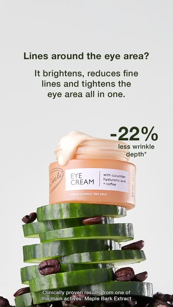 UpCircle ad: "My dark circles are gone for good"☕✨