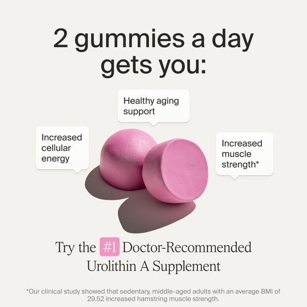 Timeline Longevity ad: #1 Dr Recommended Urolithin A