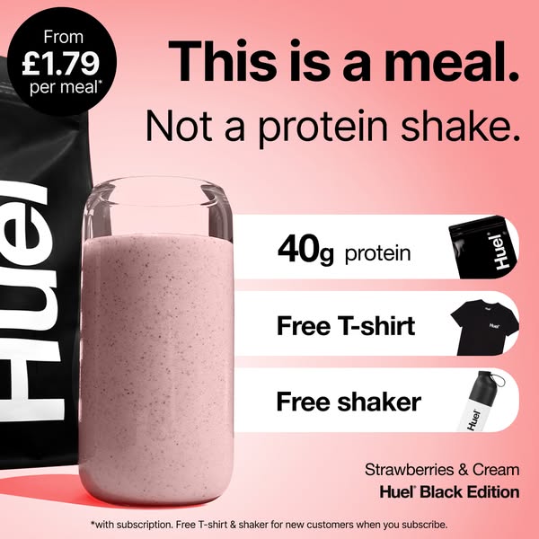 Huel ad: So much more than just a shake