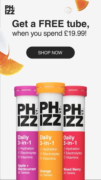 Phizz ad: FREE DELIVERY WITH YOUR ORDER 🚚
