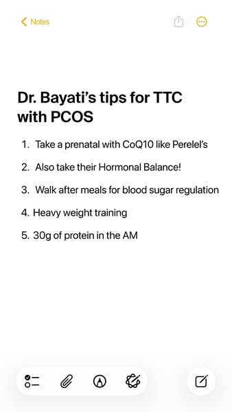 Perelel ad: TTC with PCOS? Start Here.