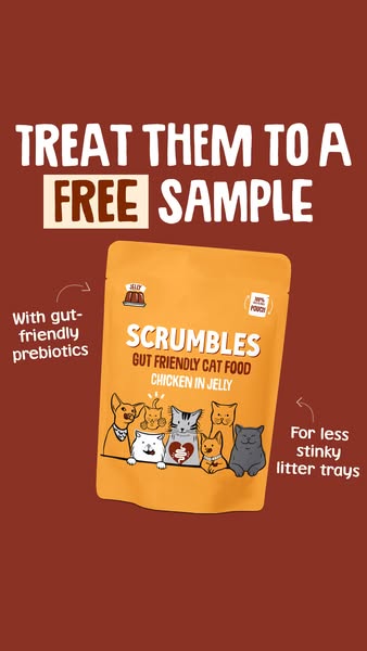Scrumbles ad: Request to try a FREE pouch!