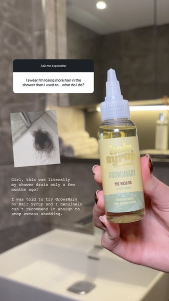 Hair Syrup ad: Stronger Roots, Healthier Hair 💛