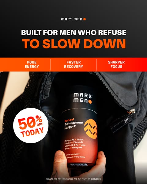 Mars Men ad: 429,000+ Men Optimizing Their T