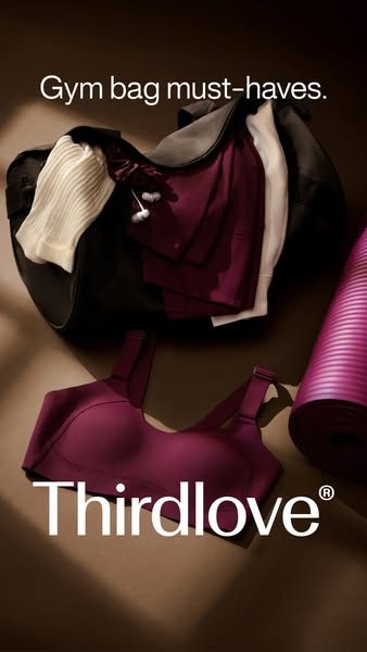 ThirdLove ad: Support that moves with you.
