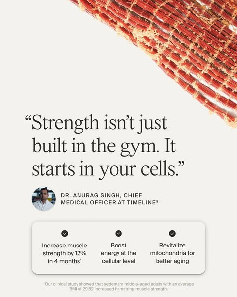 Timeline Longevity ad: No Other Supplement Does This