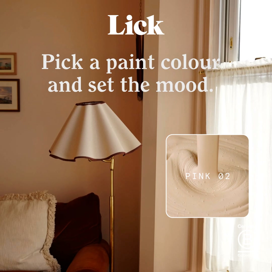 Lick ad: High-quality paint