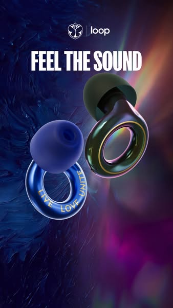 Loop ad: Tomorrowland x Loop Earplugs