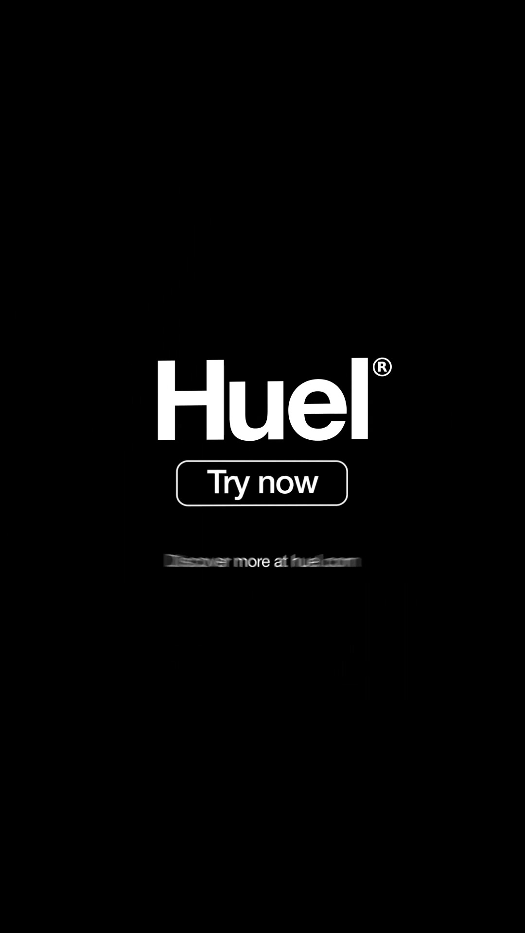 Huel ad: Protein Without The Prep