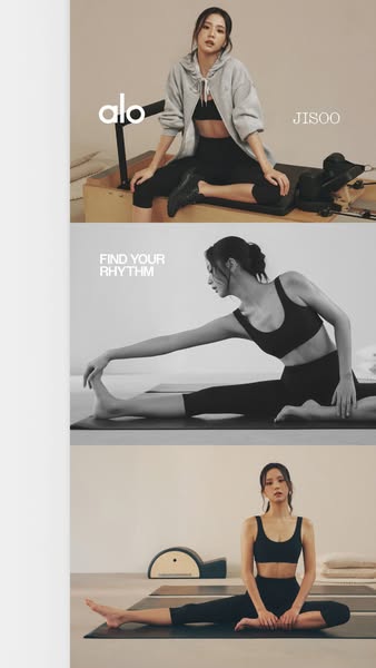 Alo Yoga ad: JISOO in ALO
