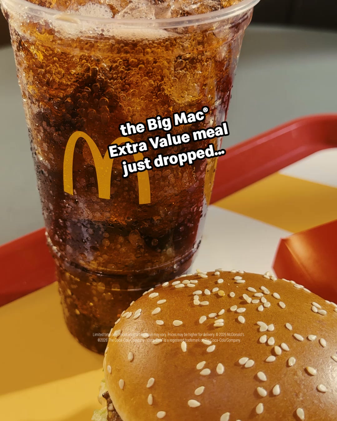 McDonald's ad: Get a Big Mac Meal for $8.