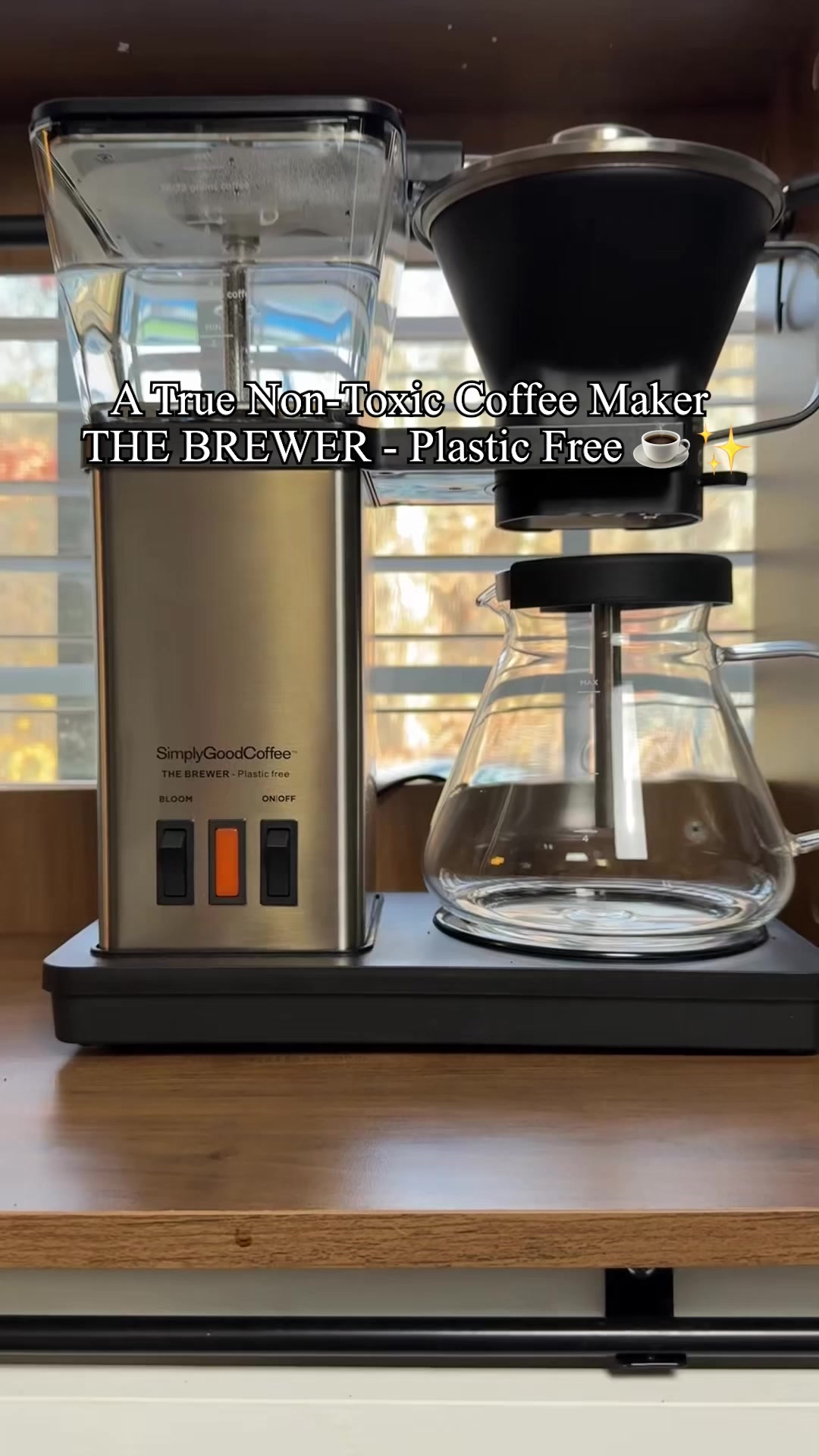 Simply Good Coffee ad: 100% Plastic-Free Brewing!