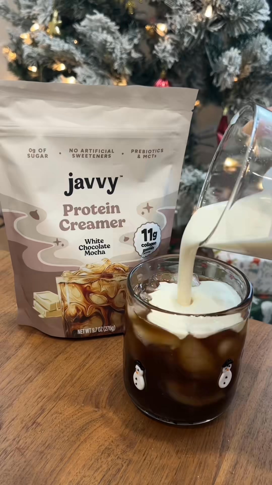Javvy ad: High Protein Collagen Creamer ☕️