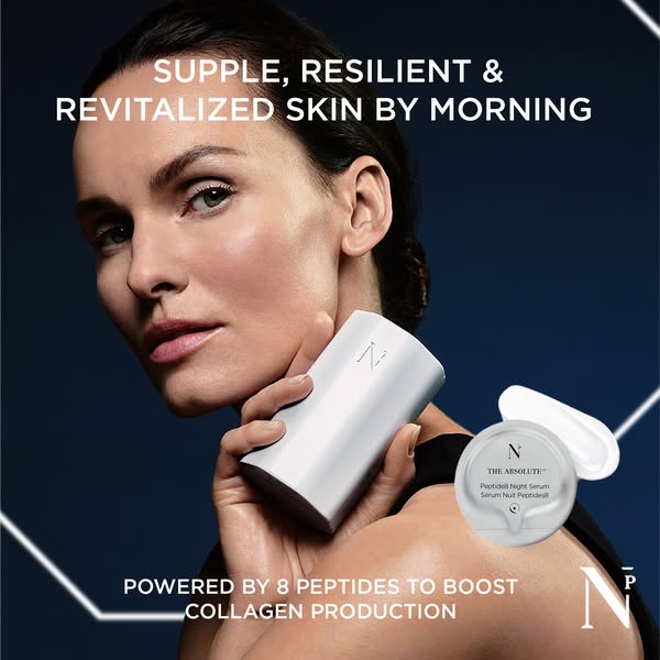 NOBLE PANACEA ad: Unlock Your Glow with Peptide8