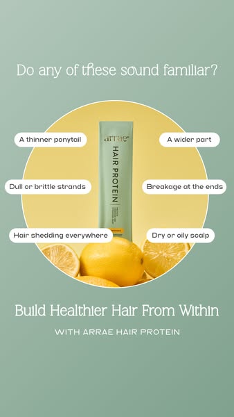 Arrae ad: Just Launched: arrae Hair Protein✨