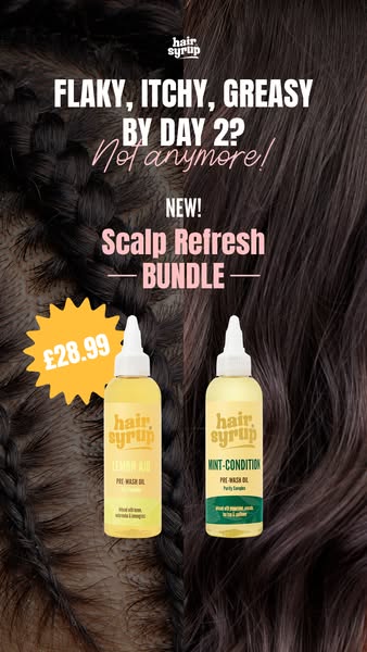 Hair Syrup ad: Detangle, Hydrate & Strengthen ✨