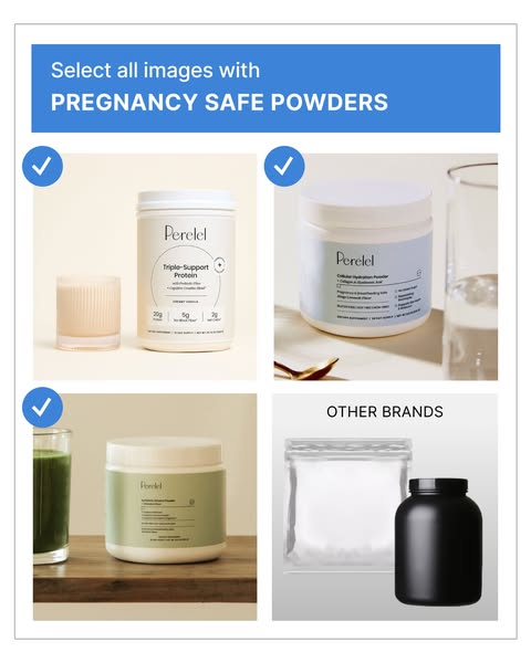 Perelel ad: Pregnancy & Breastfeeding Safe Powders