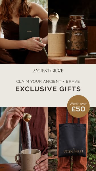 Ancient + Brave ad: Subscribe and Save 20% On First Three Orders