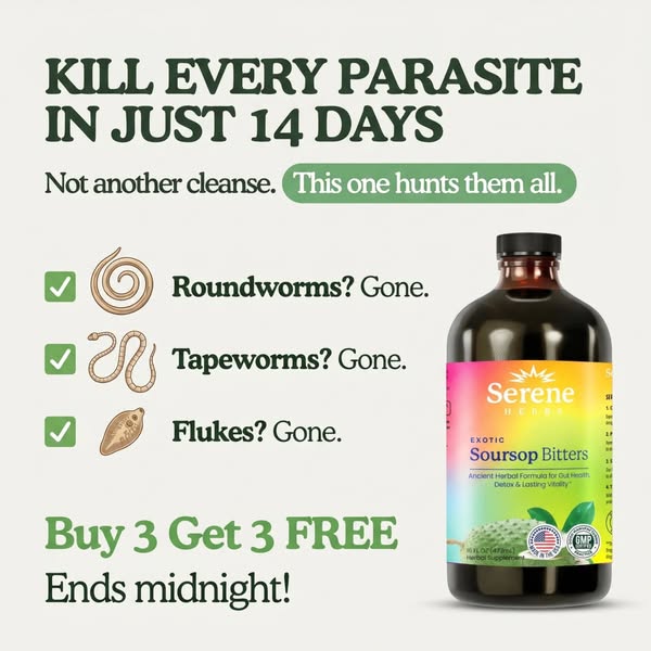 Serene Herbs ad: Shop Soursop Bitters Now!