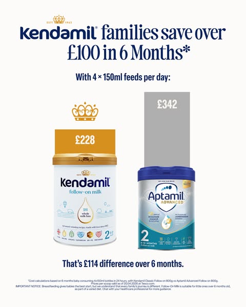 Kendamil ad: Quality you trust, savings you'll notice