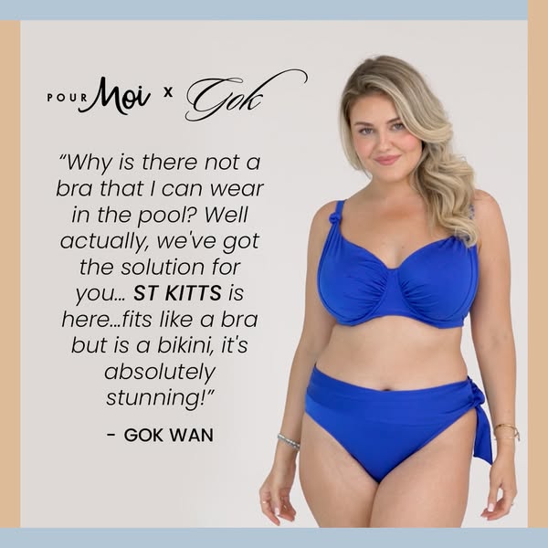 Pour Moi ad: Cup sized Swimwear