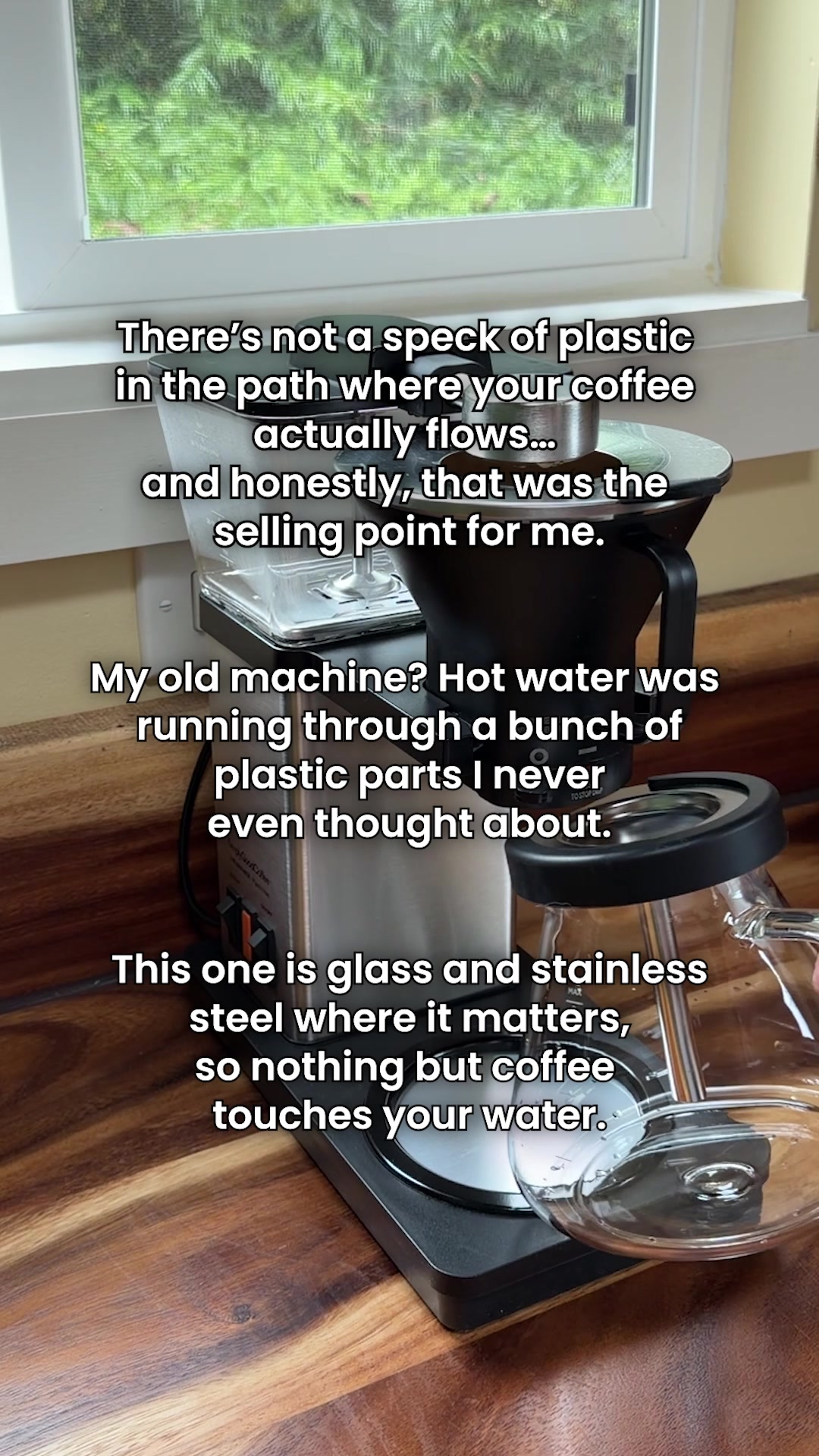 Simply Good Coffee ad: 100% Plastic-Free Brewing!