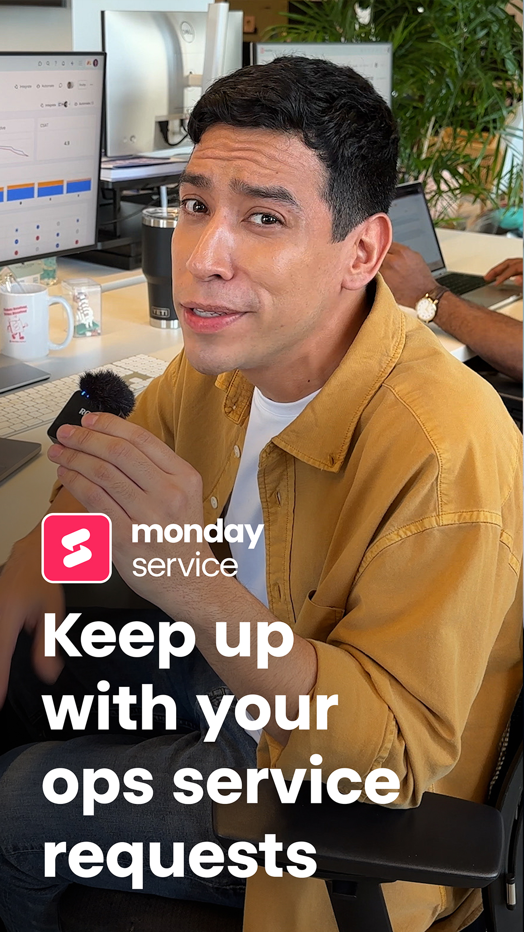 monday.com ad: Get your free demo today