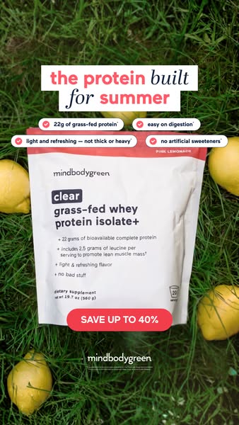 mindbodygreen ad: Meet your new favorite way to hit your protein goals:*