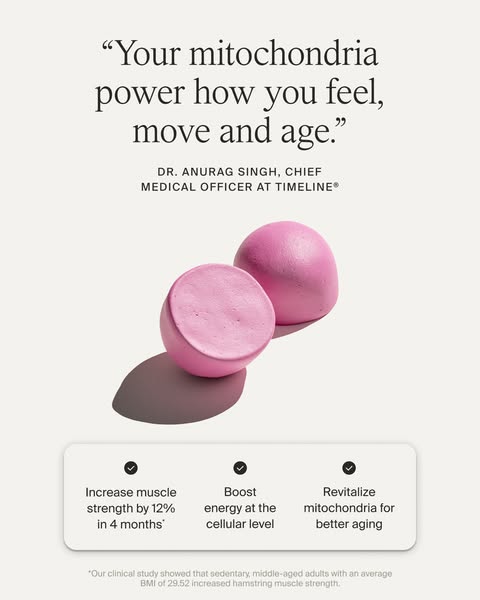 Timeline Longevity ad: No Other Supplement Does This