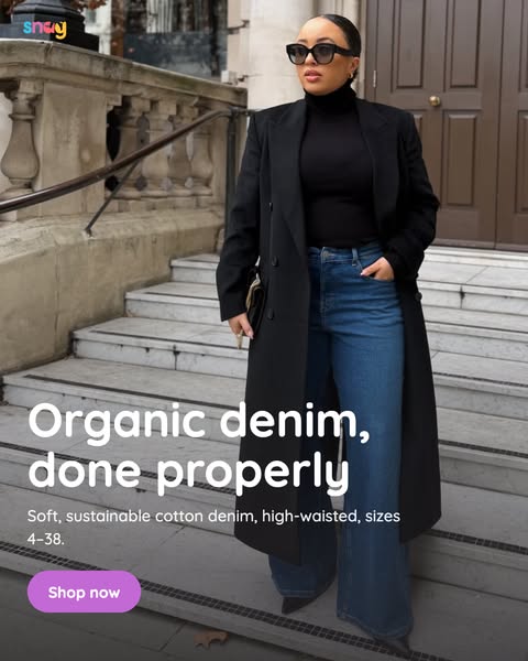 Snag Tights ad: The Denim You’ve Been Waiting For! Sizes 4-38.