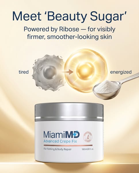 Miami MD ad: Smooth Away Crepey Skin - Try It Risk-Free!
