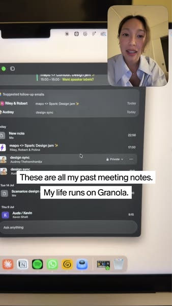 Granola ad: The AI notepad for meetings